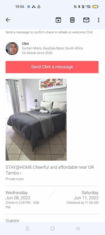 Stay At Home Airport Lodge Kempton Park Bagian luar foto