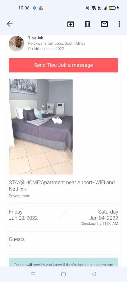 Stay At Home Airport Lodge Kempton Park Bagian luar foto